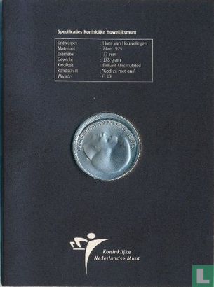 Niederlande 10 Euro 2002 (Stamps & Folder) "Royal Wedding of Máxima and Willem-Alexander" - Bild 3