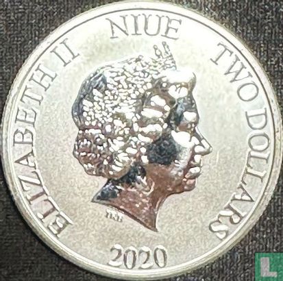 Niue 2 dollars 2020 (non coloré) "Lion King - Circle of Life" - Image 1