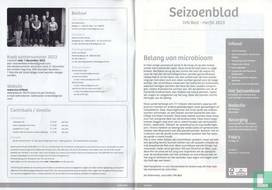 Seizoenblad IVN Best - Herfst 2023 - Bild 3