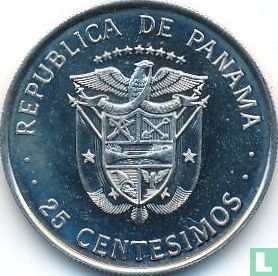 Panama 25 centésimos 1976 (without FM) - Image 2