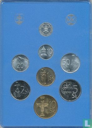 Slovakia mint set 1993 - Image 3