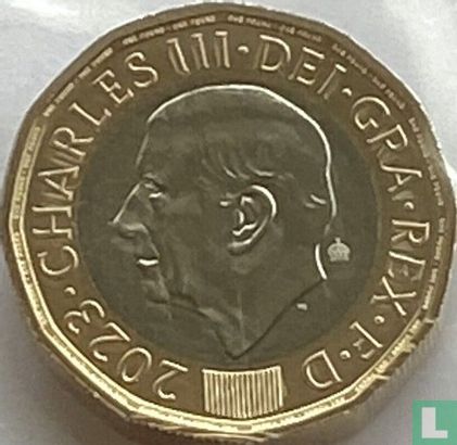 Royaume-Uni 1 pound 2023 - Image 1