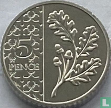 Royaume-Uni 5 pence 2023 - Image 2