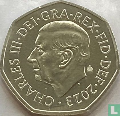 Royaume-Uni 50 pence 2023 - Image 1