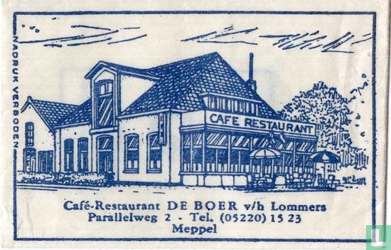 Café Restaurant De Boer v/h Lommers - Afbeelding 1