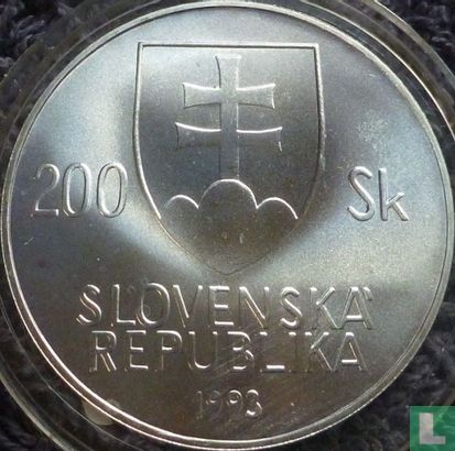 Slovaquie 200 korun 1993 "200th anniversary Birth of Ján Kollár" - Image 1