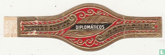 Diplomaticos - Compañia Anonima Tabacalera - Santiago Republica Dominicana - Image 1