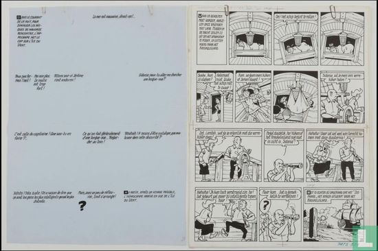 Suske en Wiske - De kleppende klipper (1969) - originele (hertekende) pagina 21