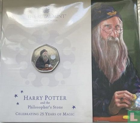 Verenigd Koninkrijk 50 pence 2023 (folder - gekleurd) "25 years of magic - Albus Dumbledore" - Afbeelding 1