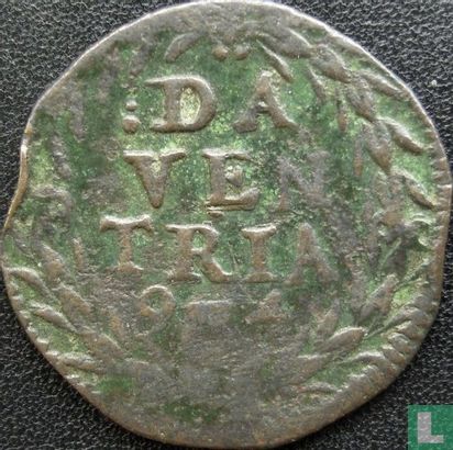 Deventer 1 duit 1594 - Image 1