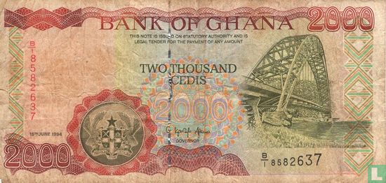Ghana 2000 Cedis - Afbeelding 1