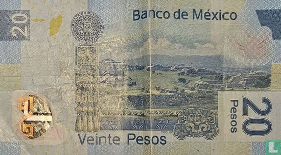 Mexique 20 pesos - Image 2