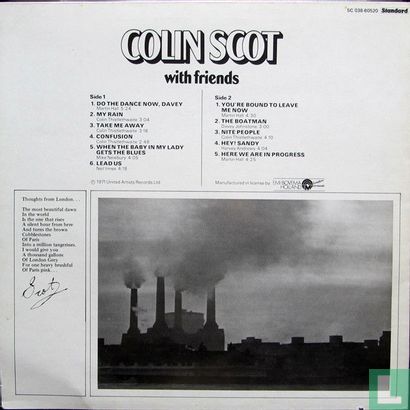 Colin Scot with friends LP 5C 038-60520 - Scot, Colin - LastDodo