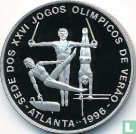 Sao Tomé en Principe 1000 dobras 1993 (PROOF) "1996 Summer Olympics in Atlanta - Gymnastics" - Afbeelding 2