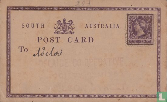 Briefkaart Sout Australia Adelaide - Afbeelding 1