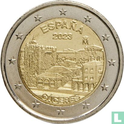 Spanje combinatie set 2023 (Numisbrief) "Old city of Cáceres" - Afbeelding 5