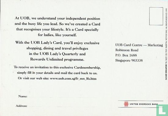 UOB - Lady's Card - Afbeelding 2