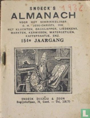 Snoeck's Almanach voor het jaar O.H. Jesu-Christi 1936 - Image 1
