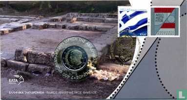 Griekenland 2 euro 2013 (Numisbrief) "2400 years Academy of Plato" - Afbeelding 1