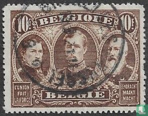 Die drei ersten Könige von Belgien