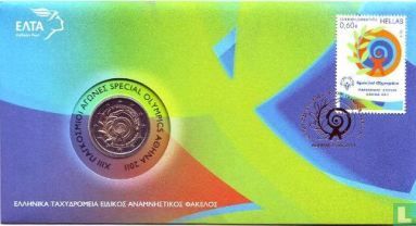 Griechenland 2 Euro 2011 (Numisbrief) ''XIII Special Olympic Summer Games 2011 in Athens" - Bild 1