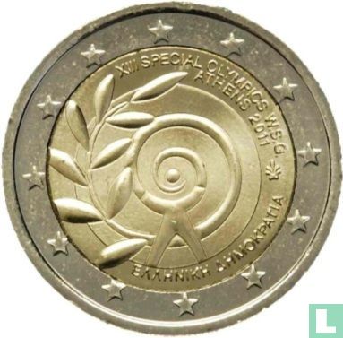 Griechenland 2 Euro 2011 (Numisbrief) ''XIII Special Olympic Summer Games 2011 in Athens" - Bild 2