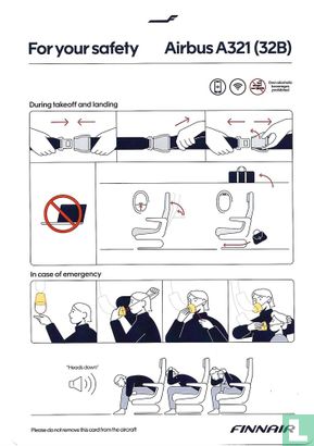 Finnair Safety Card - Afbeelding 1