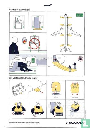 Finnair Safety Card - Afbeelding 2