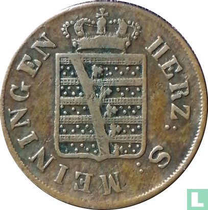 Saksen-Meiningen 2 pfennig 1835 - Afbeelding 2