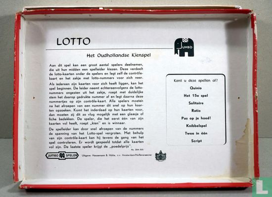Lotto, Het Oud-Hollandse Kiendspel! - Afbeelding 3