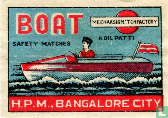 Boat H.P.M., Bangalore City