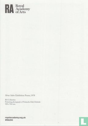 Alvar Aalto : Exhibition Poster, 1978 - Afbeelding 2