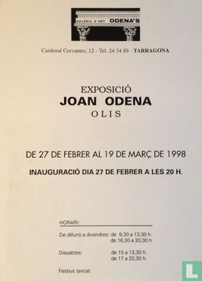Joan Odena - “Entre Blaus i Ocres” - Afbeelding 2