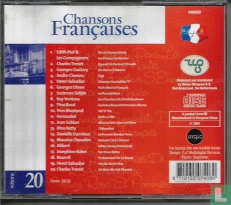 Chansons Francaises 20 - Bild 2