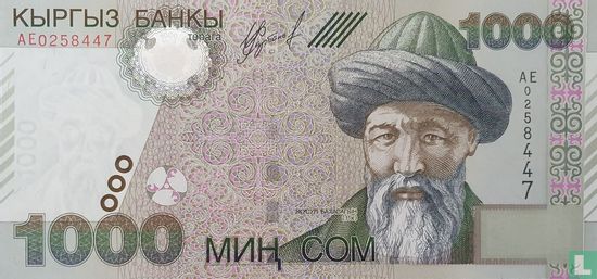 Kirgizië 1000 Som - Afbeelding 1