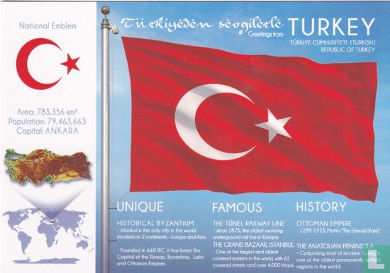 TURKEY - FOTW     - Afbeelding 1