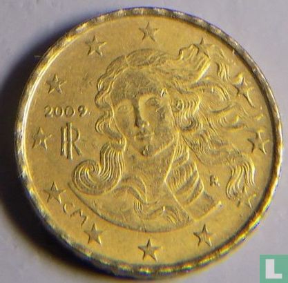 Italy 10 cent 2009 (misstrike) - Image 1