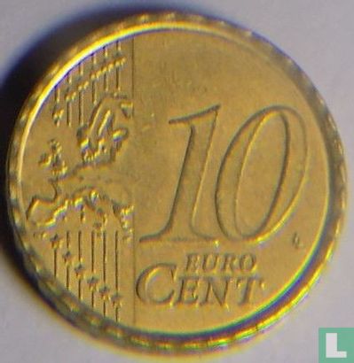 Italy 10 cent 2009 (misstrike) - Image 2