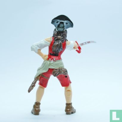 Piratenvrouw (rood) - Afbeelding 2
