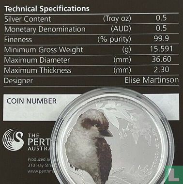 Australië 50 cents 2012 (PROOF) "Kookaburra" - Afbeelding 3