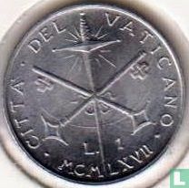 Vatikan 1 Lira 1967 - Bild 1