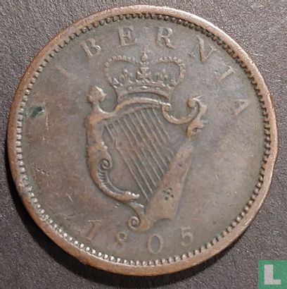 Ierland 1 penny 1805 - Afbeelding 1