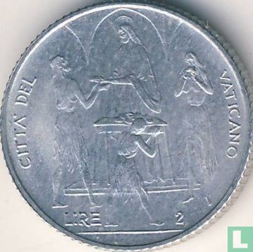 Vaticaan 2 lire 1968 "FAO" - Afbeelding 2