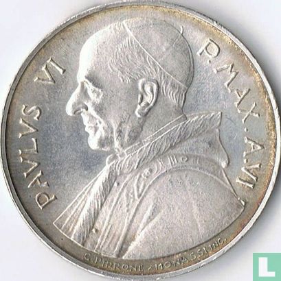 Vatican 500 lire 1968 "FAO" - Image 1