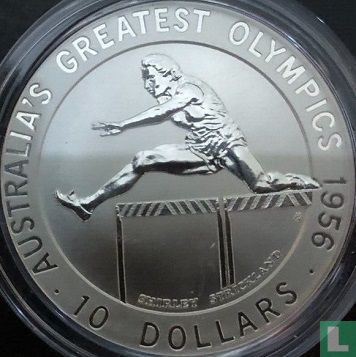 Australie 10 dollars 1996 "Australia's greatest Olympics 1956 - Shirley Strickland" - Image 2