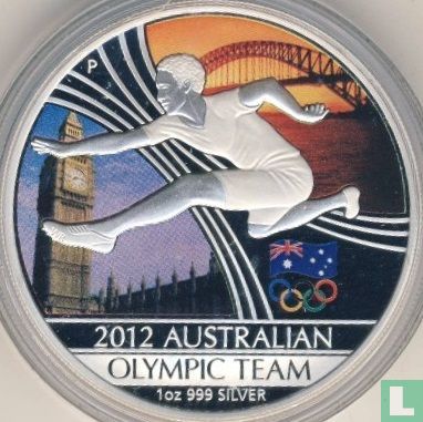 Australie 1 dollar 2012 (BE) "Australian London Olympic Team" - Image 2