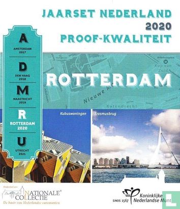 Netherlands mint set 2020 (PROOF) "Nationale Collectie - Rotterdam" - Image 1
