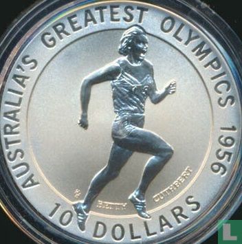 Australien 10 Dollar 1996 "Australia's greatest Olympics 1956 - Betty Cuthbert" - Bild 2