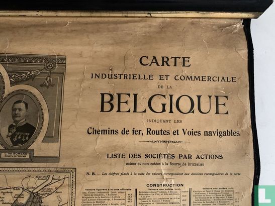 Carte industrielle et commerciale de la Belgique - Afbeelding 2