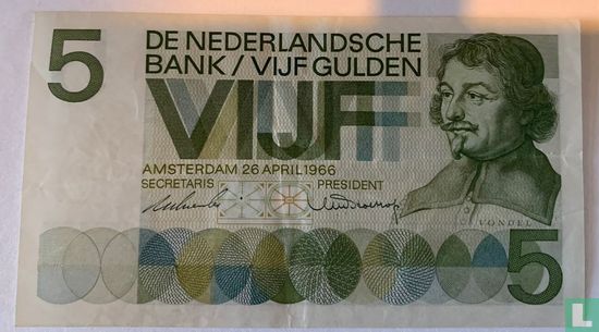 Niederlande 5 Gulden Ersatz (PL22.a.R) - Bild 1